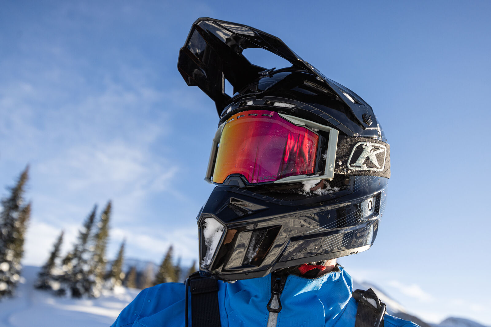 Klim Edge Goggles Review KLIM Edge Lens Smoke Gold Mirror