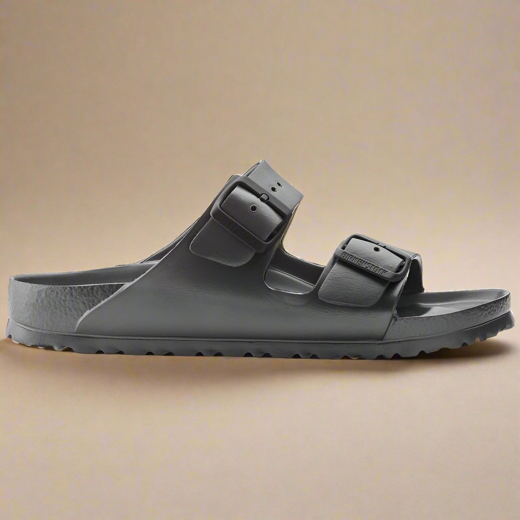 Birkenstock Arizona Essentials Men s Sandals Metallic Anthracite EVA 46 US Men s 13 13.5 Regular