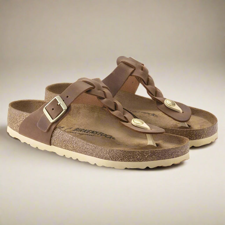 Birkenstock Gizeh Braided Thong Sandal | Oiled Leather