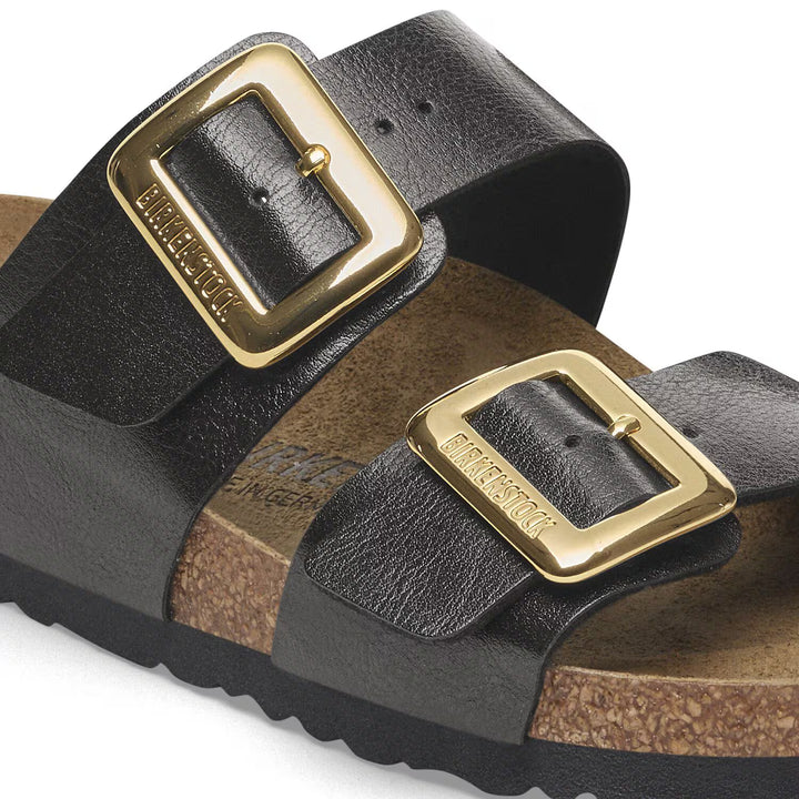 Sydney Luxe Buckle | Birko-Flor Patent | Graceful Licorice