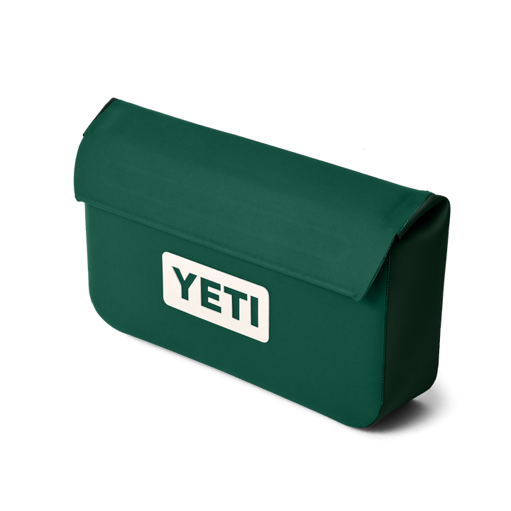 Green YETI cooler bag on a white background
