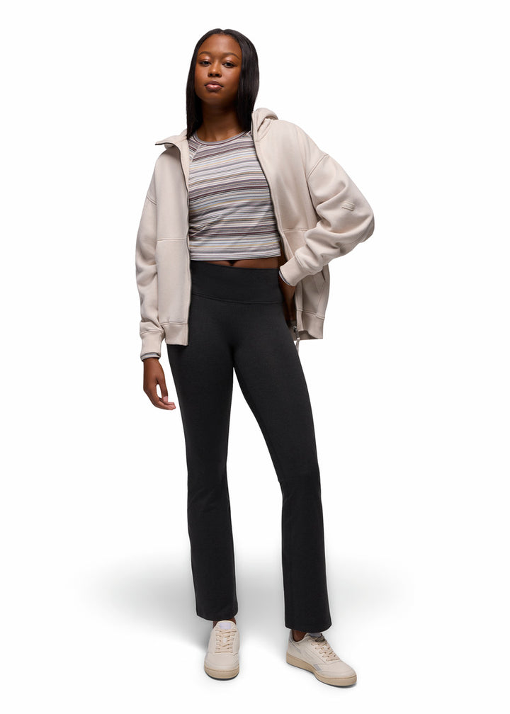 prAna Heavana Long Sleeve | Almond Microstripe