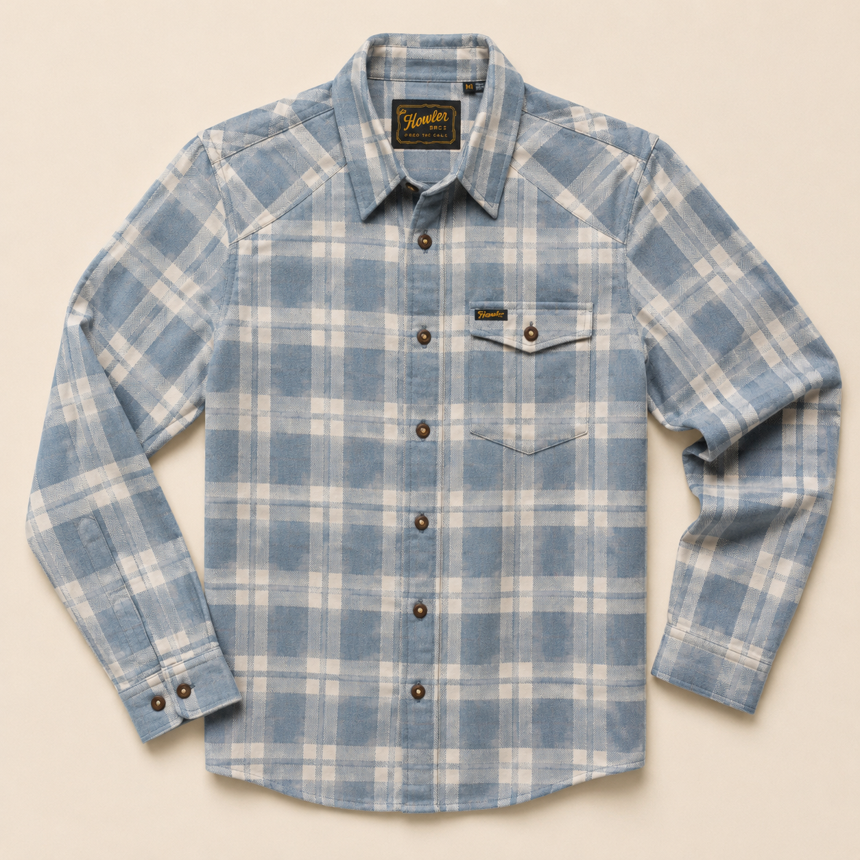 Howler Brothers La Grange Lightweight Flannel Shirt – Bear Rock
