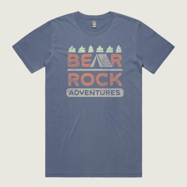 Bear Rock Premium | Bear Rock Tent Tee Faded Blue