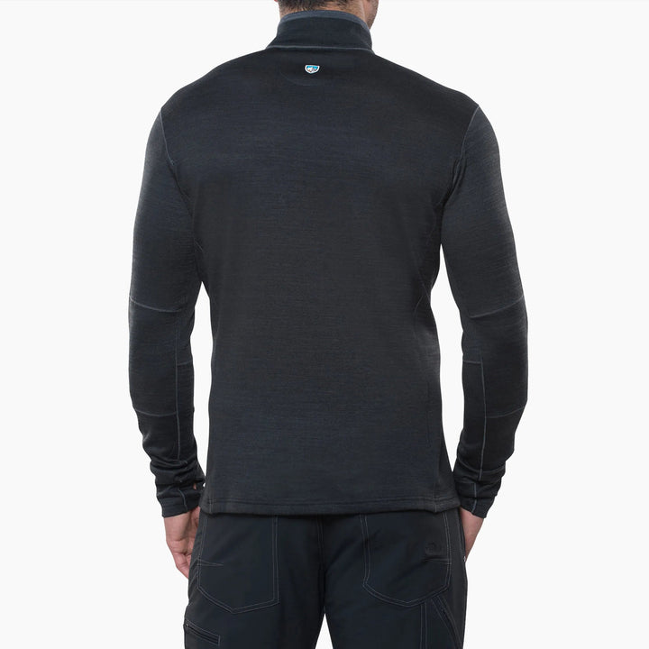 Kuhl Men's Ryzer 1/4 Zip in Black/Koal