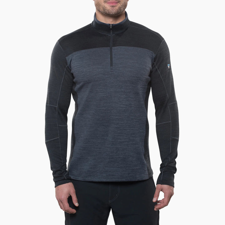 Kuhl Men's Ryzer 1/4 Zip in Black/Koal