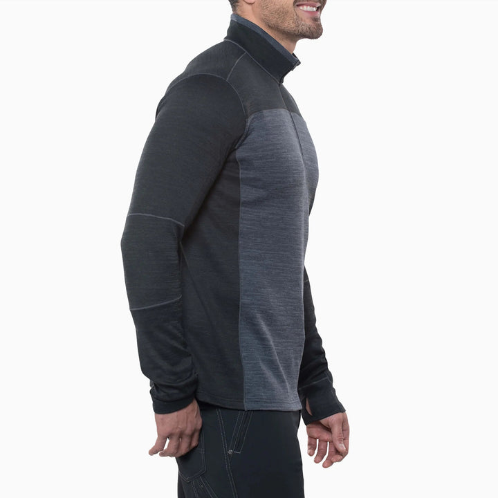Kuhl Men's Ryzer 1/4 Zip in Black/Koal