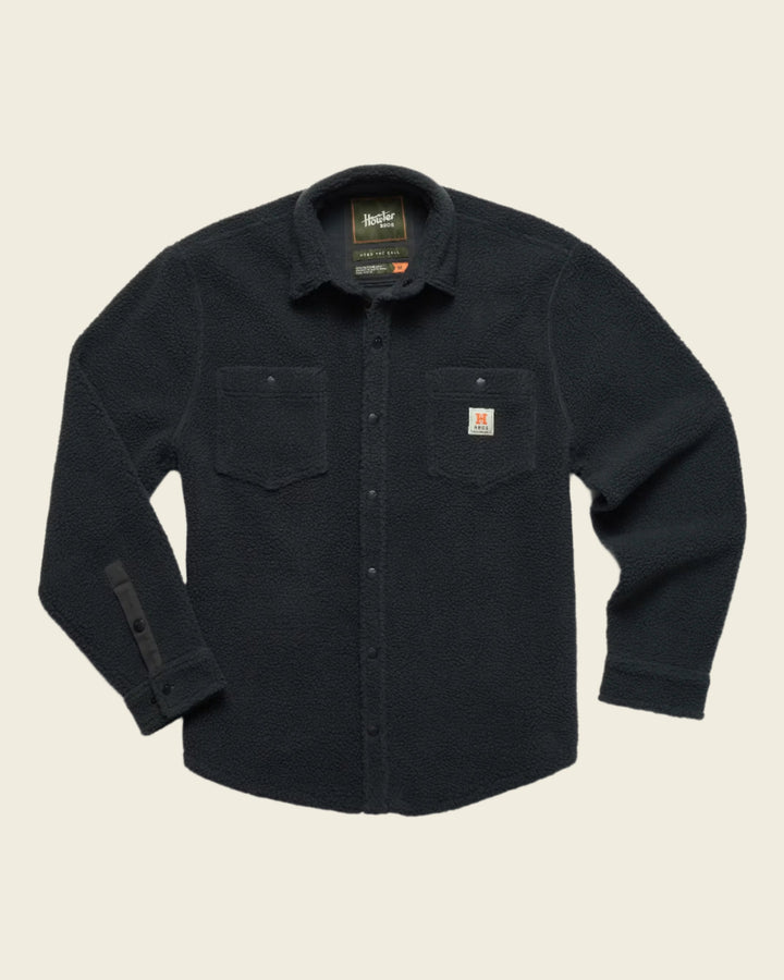 Allegheny Fleece Overshirt Hanko Stripe | Antique Black