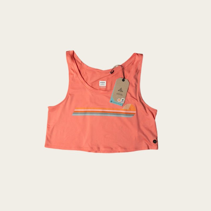 Prana W's Alpenglow Crop Tank Fresca Vibes