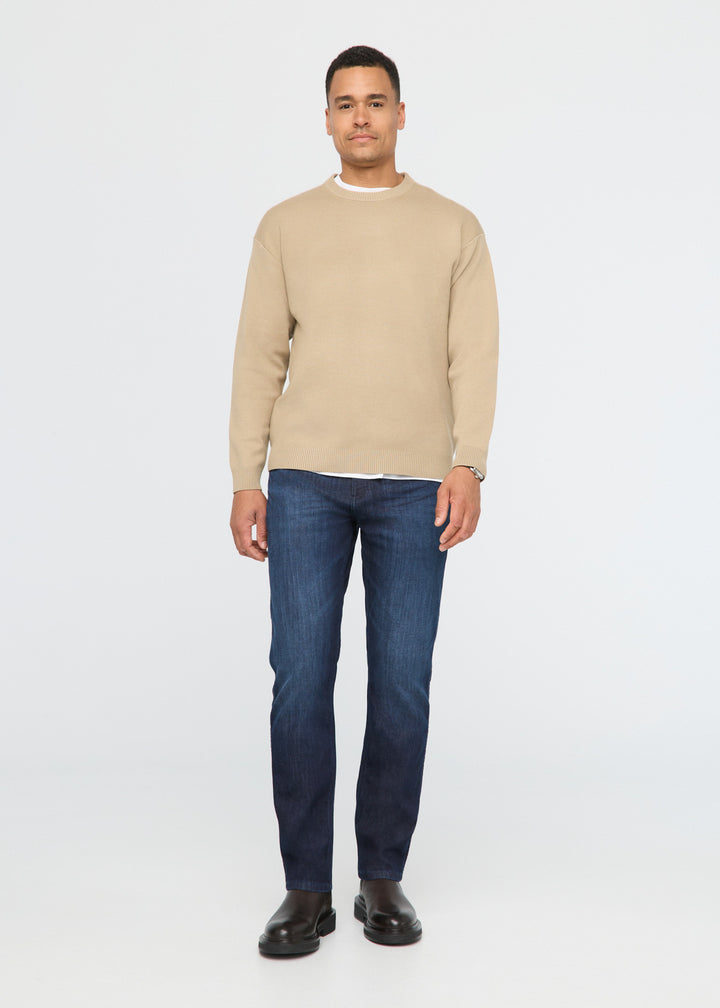 DUER Men's Performance Denim Athletic Straight Modern Dark Indigo