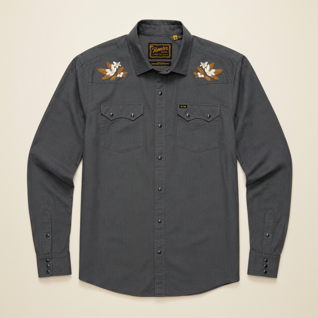 Howler Brothers Crosscut Deluxe Snapshirt – Bear Rock