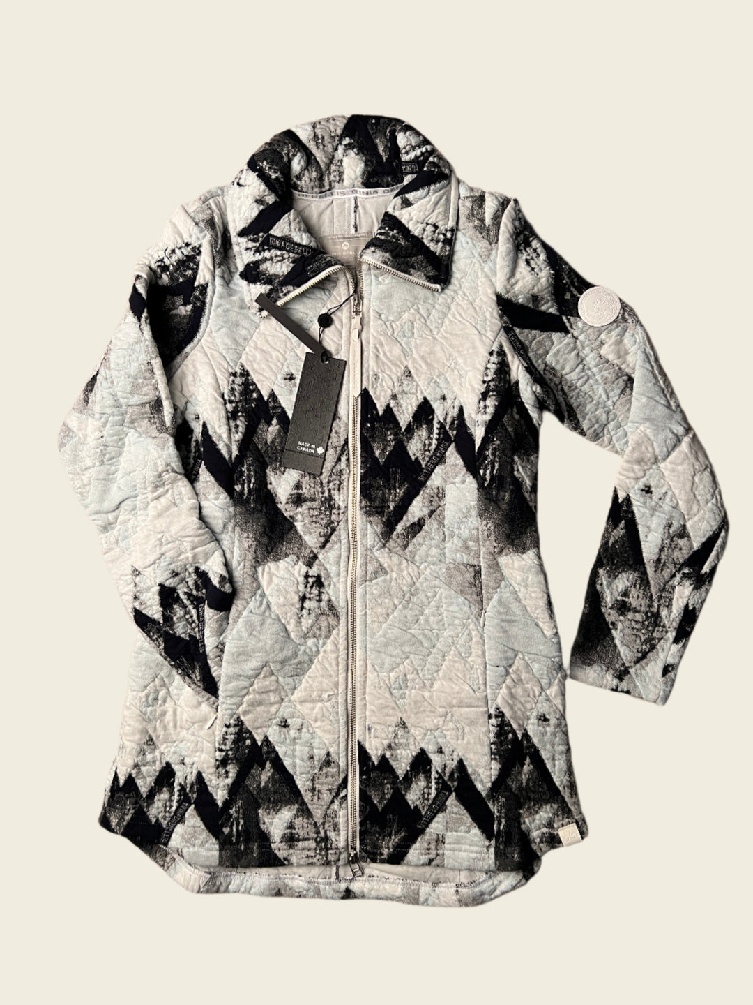 Tonia Debellis Denver Jacket Abstract Peak Powder Bllue
