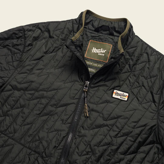 Howler Bros Voltage Quilted Jacket Black