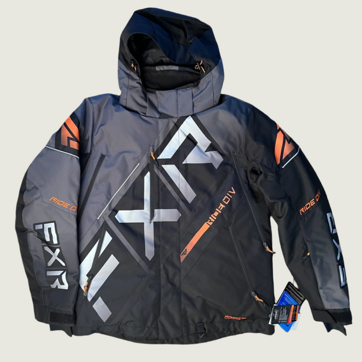 FXR Men's CX Jacket Charcoal Orange