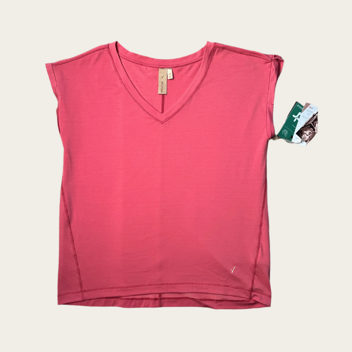 Indyeva Sofi V-Neck T Shirt Peony