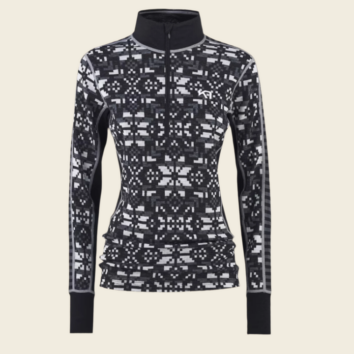 Kari Traa Else Half Zip Baselayer Black