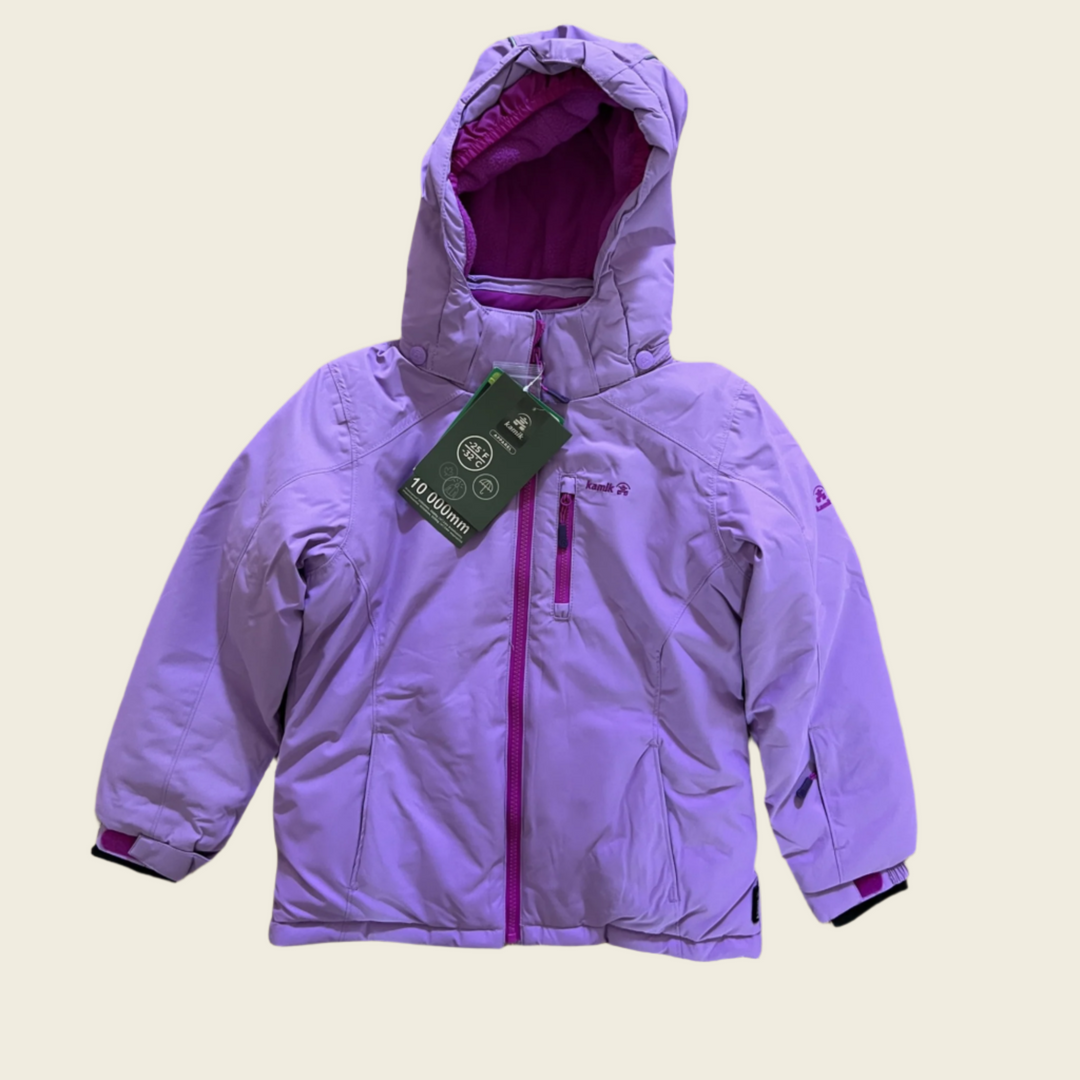 Kamik Aura Girls Solid Jacket Violet Fuchsia