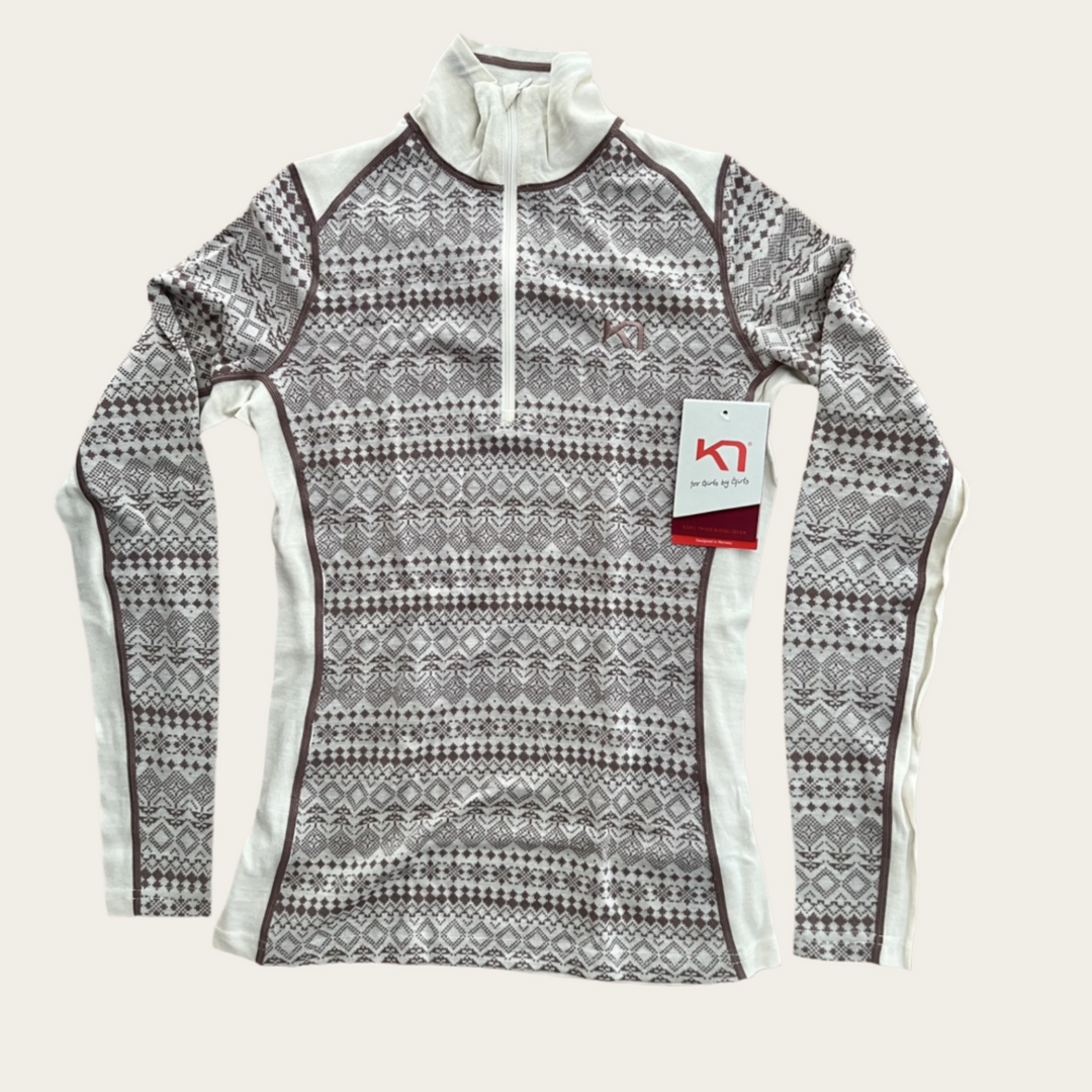 Kari Traa Maud Half Zip NWhite