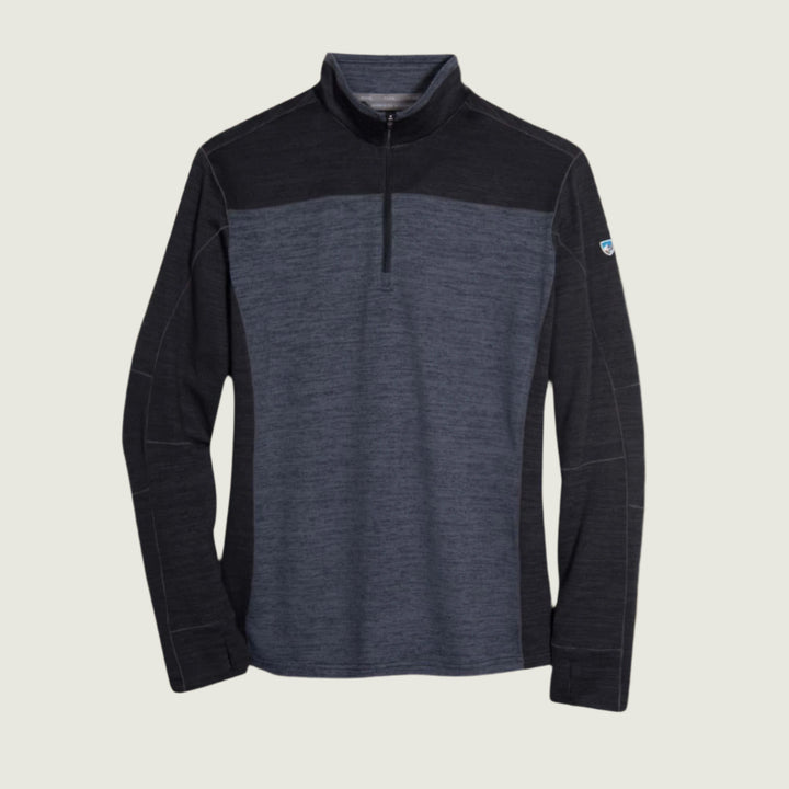 Kuhl Men's Ryzer 1/4 Zip in Black/Koal