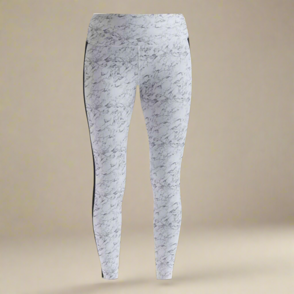 NILS Bond Legging Print Marble Print Black