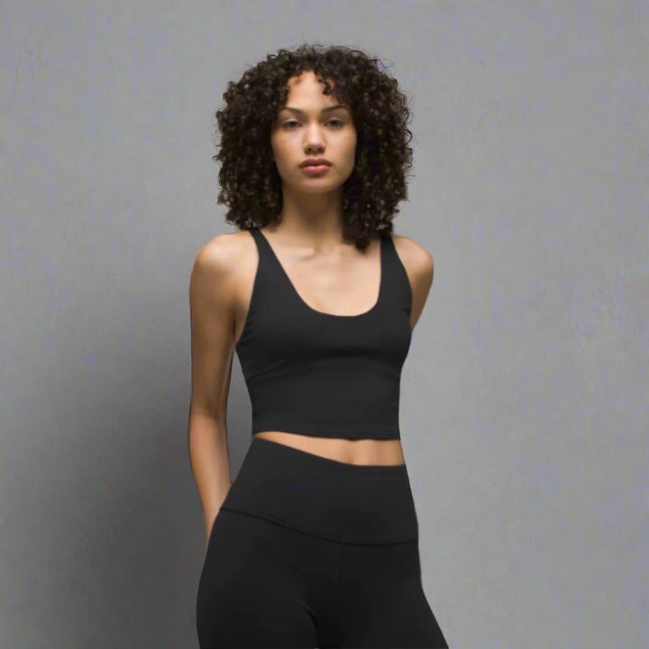 Prana Chakara Crop Top | Black
