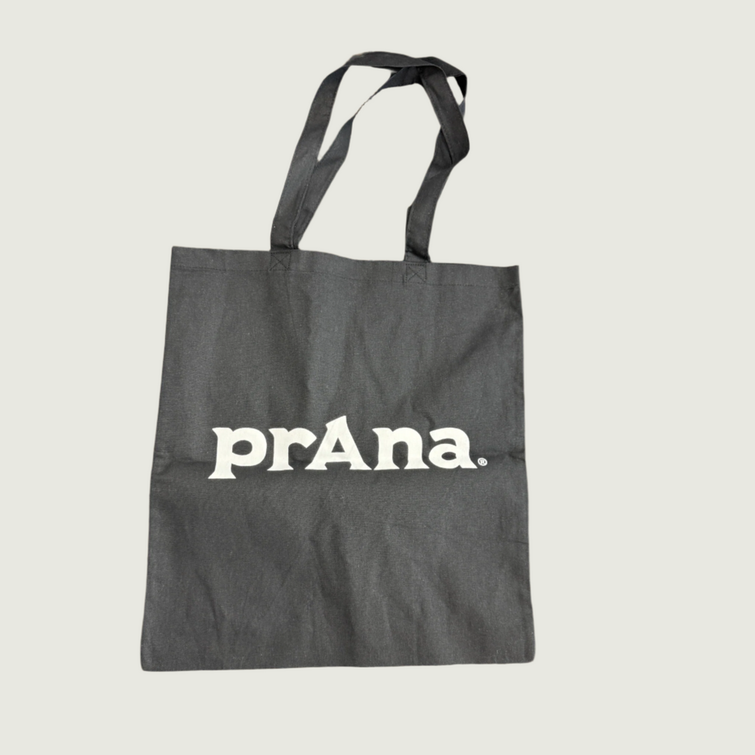 Prana Medium Tote Bag Front Black White