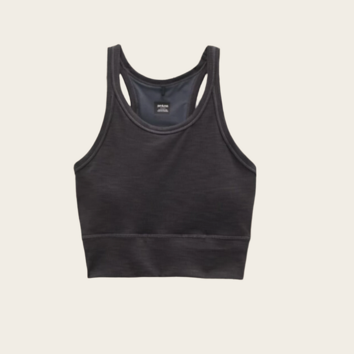 Prana W'sl Becksa Bralette Black Heather