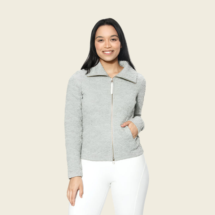 tonia debellis Shiloh Jacket Block Letter Greymix