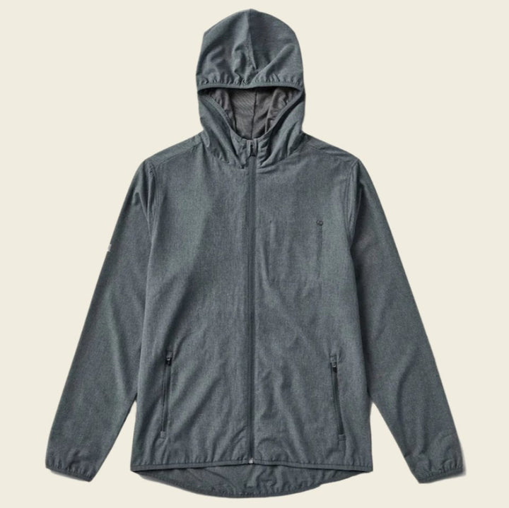 Vuori Men's Outdoor Trainer Jacket | Smoked Beryl Linen