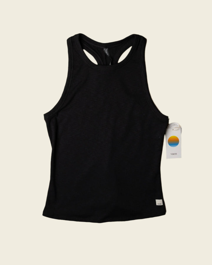 Vuori Women's Sunrise High Neck Tank Black