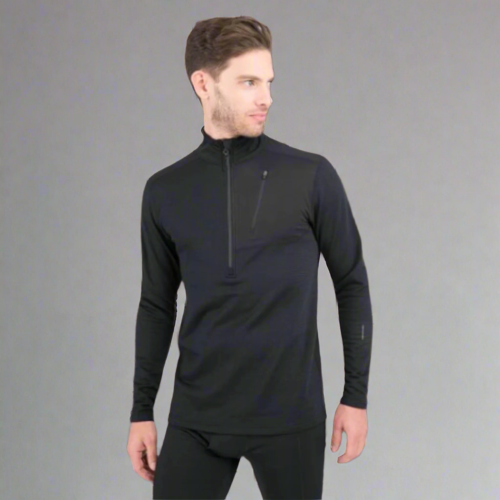Terramar Men's Ecolator Half Zip 3.0 Black