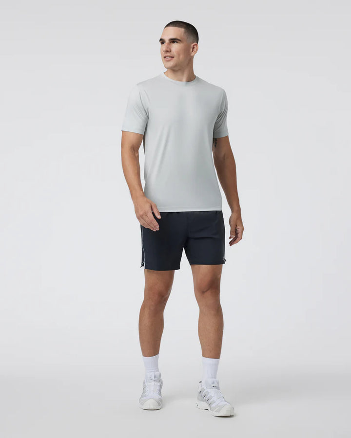 Vuori Trail Short 2.0 | Black/Heather Grey
