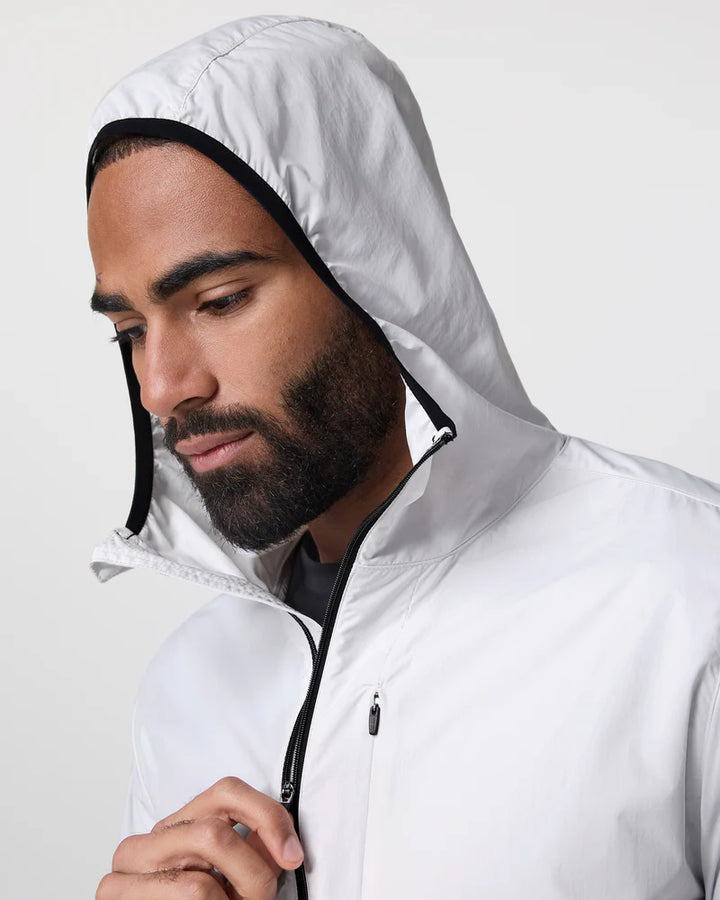 Vuori Men's Ronan Packable Jacket | Frost Grey