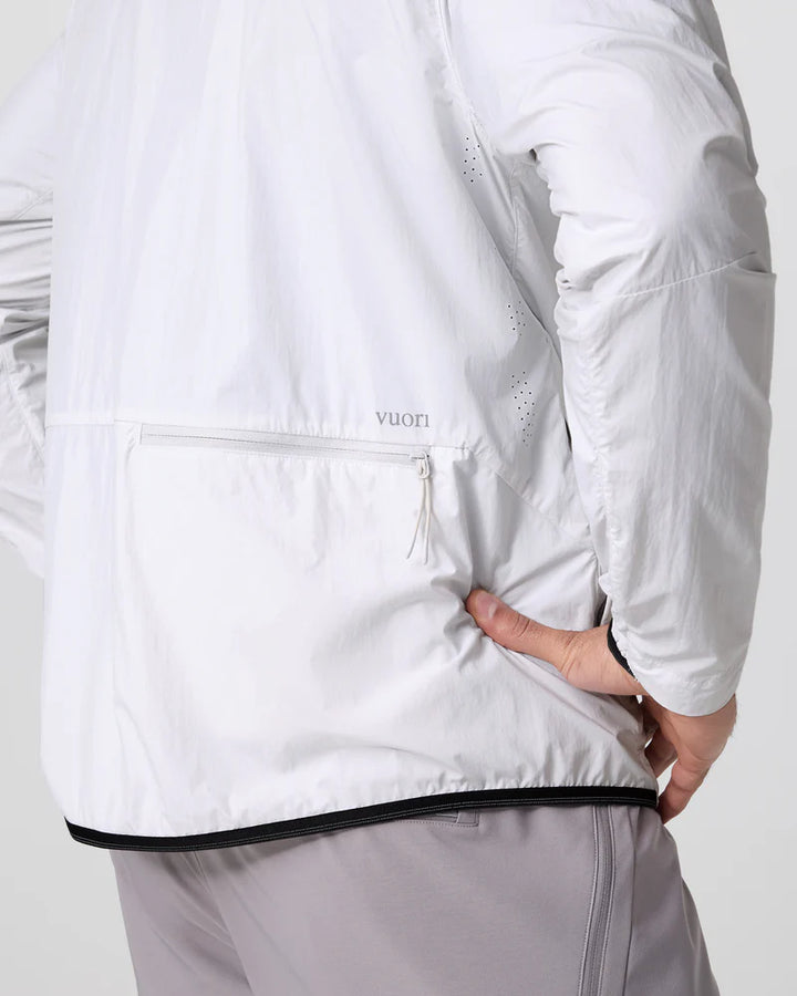 Vuori Men's Ronan Packable Jacket | Frost Grey