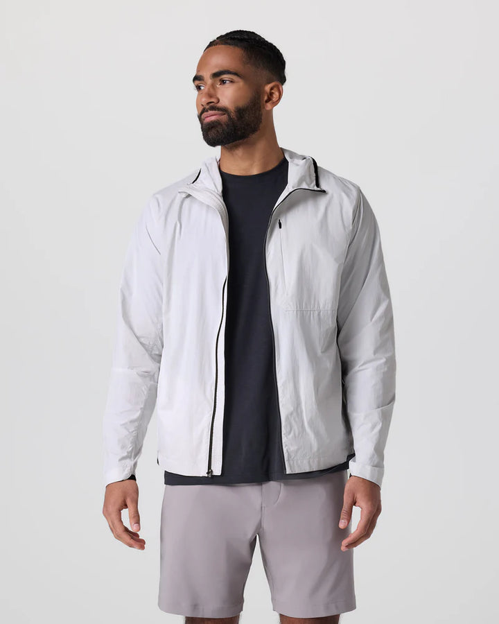 Vuori Men's Ronan Packable Jacket | Frost Grey