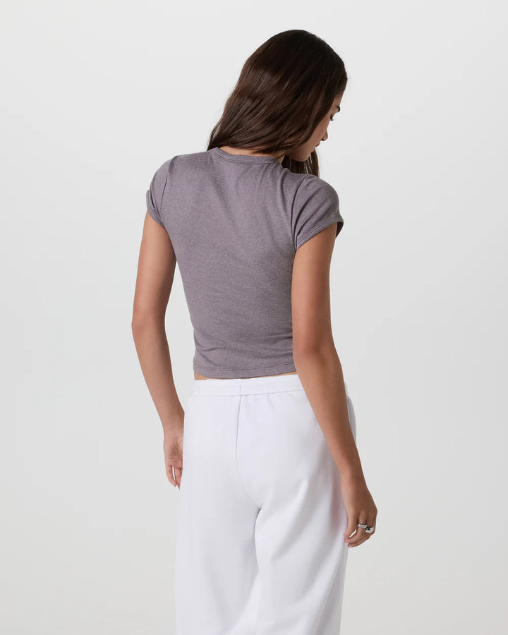 Vuori Halo Baby Tee | Lunar Grey Heather