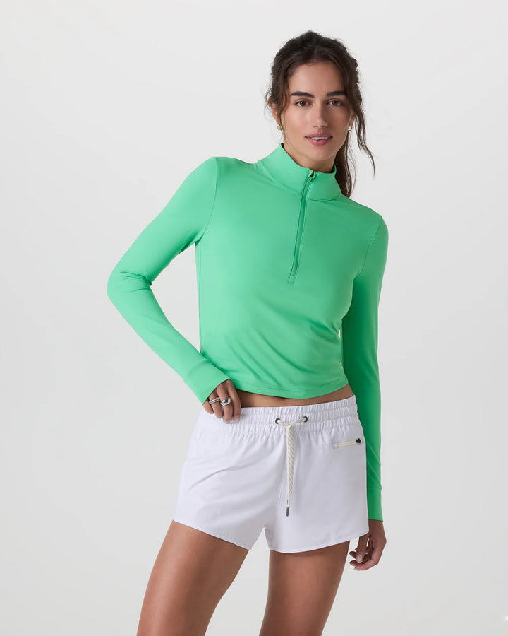 Vuori Studio Half Zip | Light Bergamot