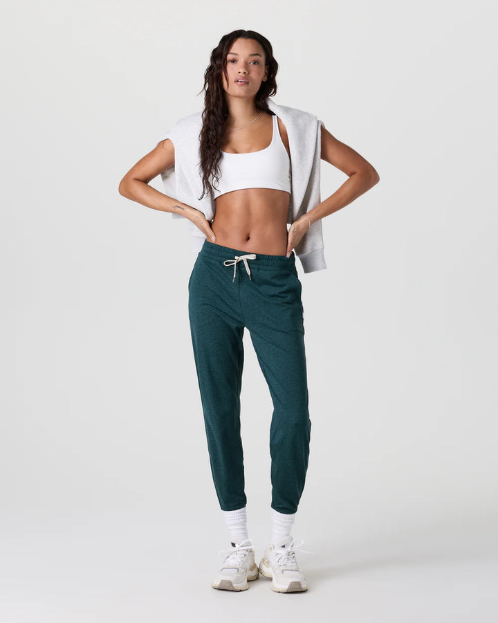 Vuori Women's Performance Jogger - Long | Moss Heather