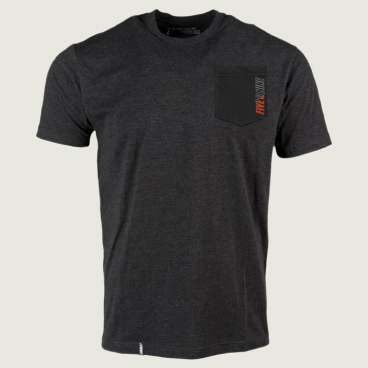 509 Arsenal T-Shirt Charcoal Heather with Red