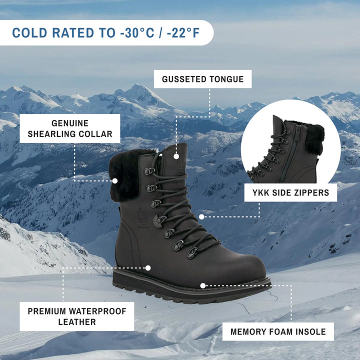 Royal Canadian Cambridge Boot All Black