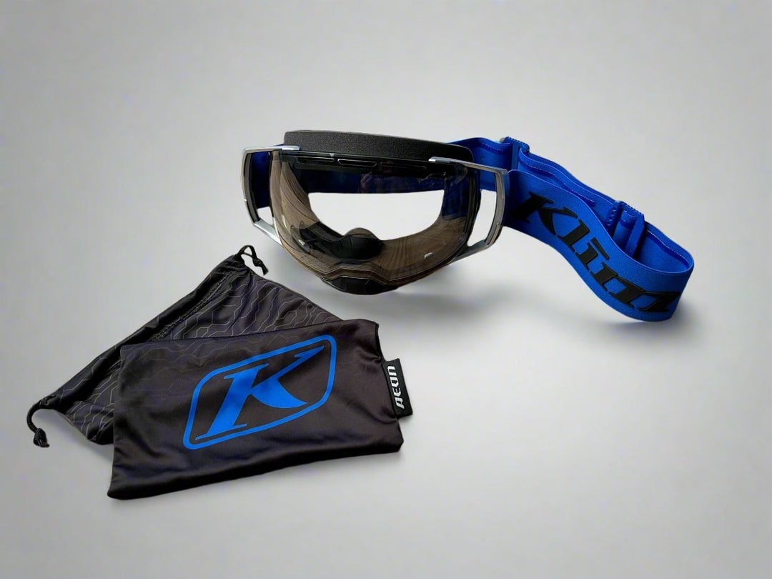 Klim Aeon Goggle Tech 2023 Electric Blue Lemonade Photochromatic