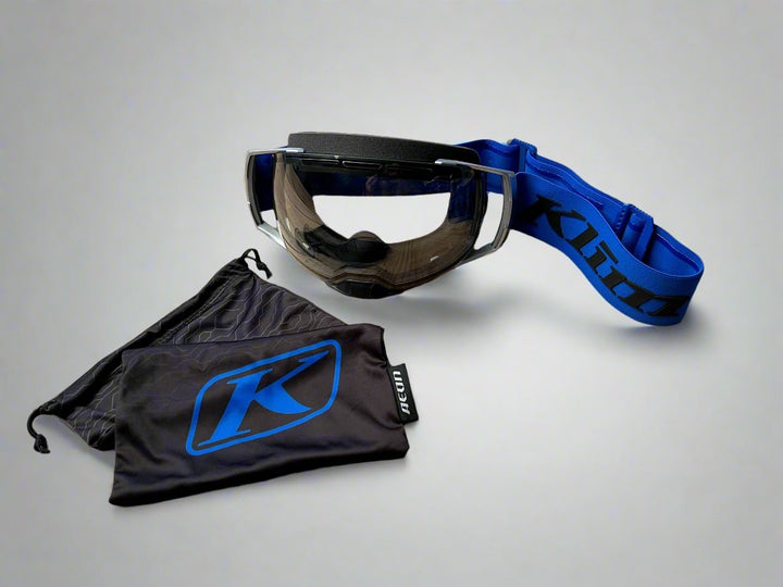 Klim Aeon Goggle Tech 2023 Electric Blue Lemonade Photochromatic