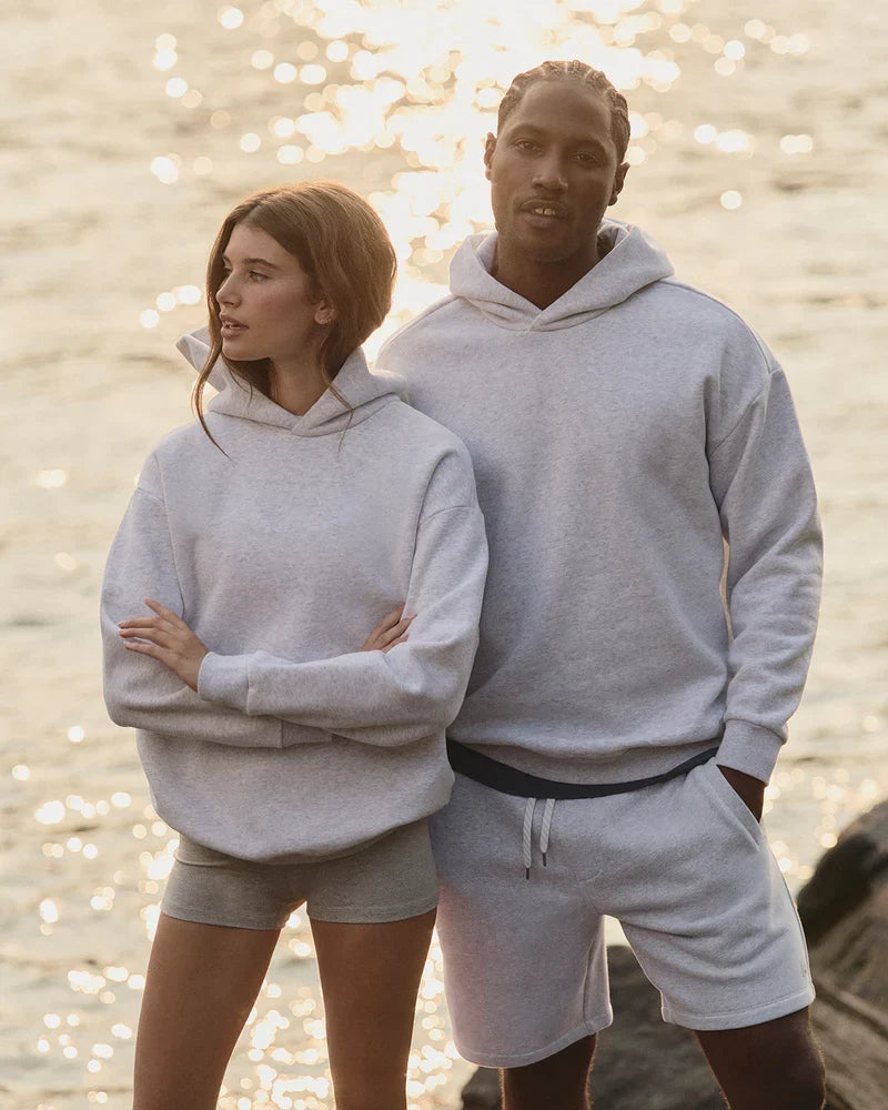 Vuori Restore Oversized Hoodie | Pale Gray