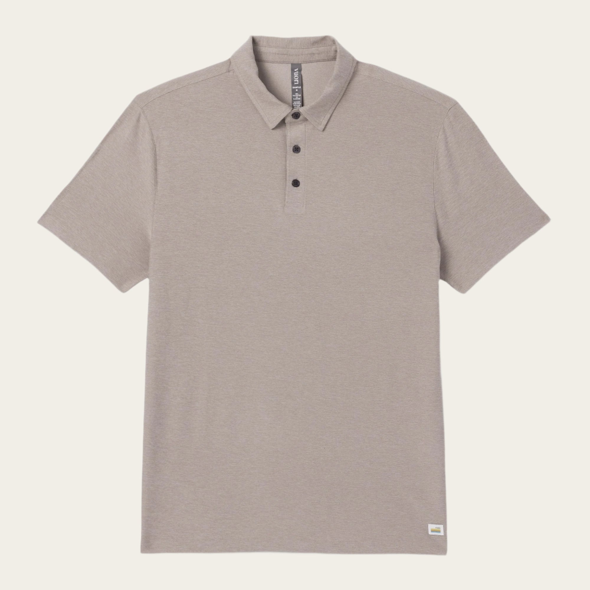 Vuori Men's Strato Tech Polo | Mocha Heather