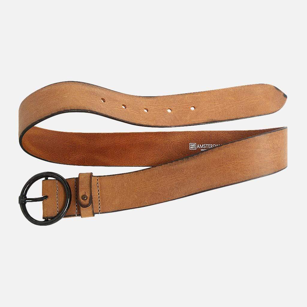 Pip | Vintage Full-Grain Leather Belt | Cognac