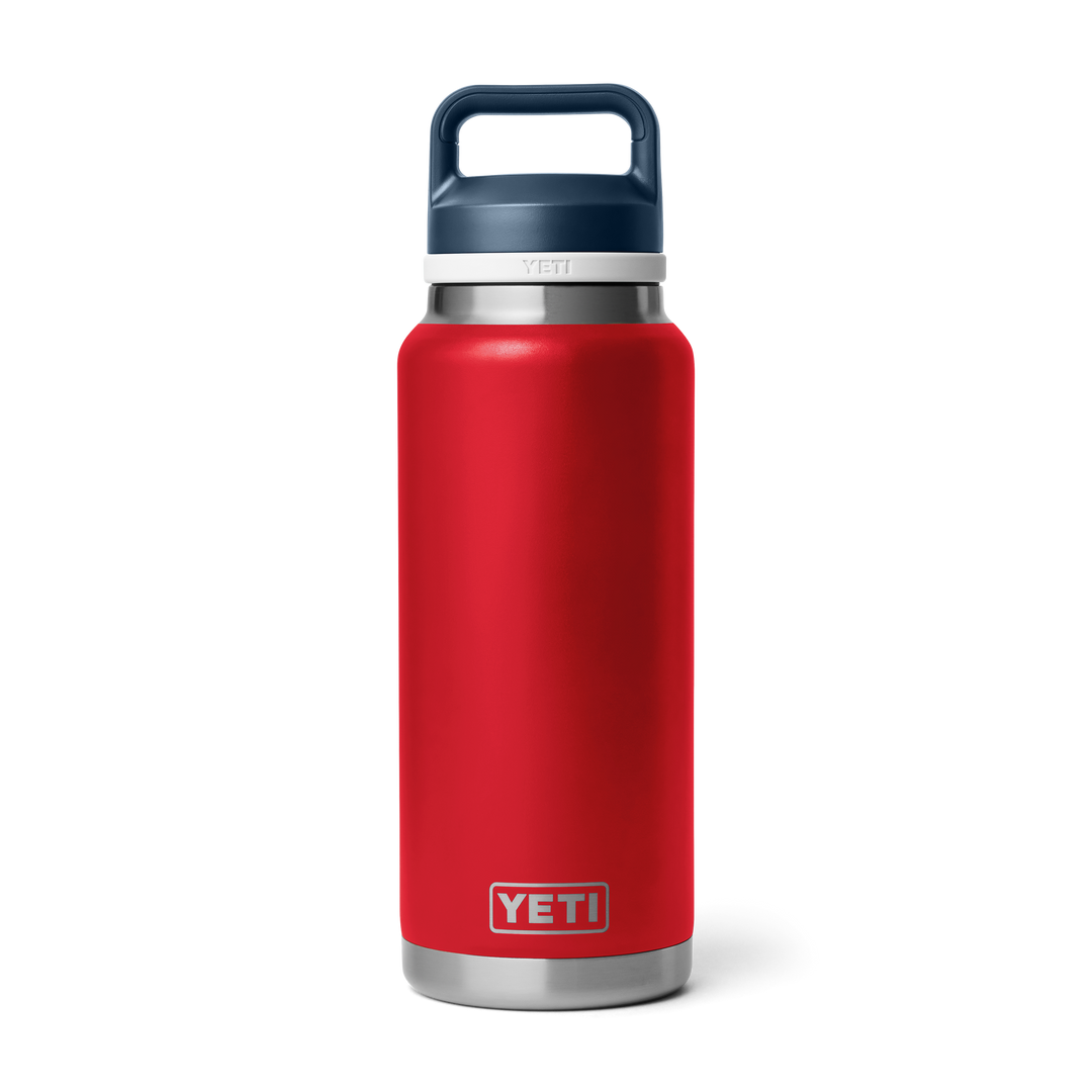 Yeti Rambler 36 oz Bottle w/Chug Cap Rescue Red White Navy