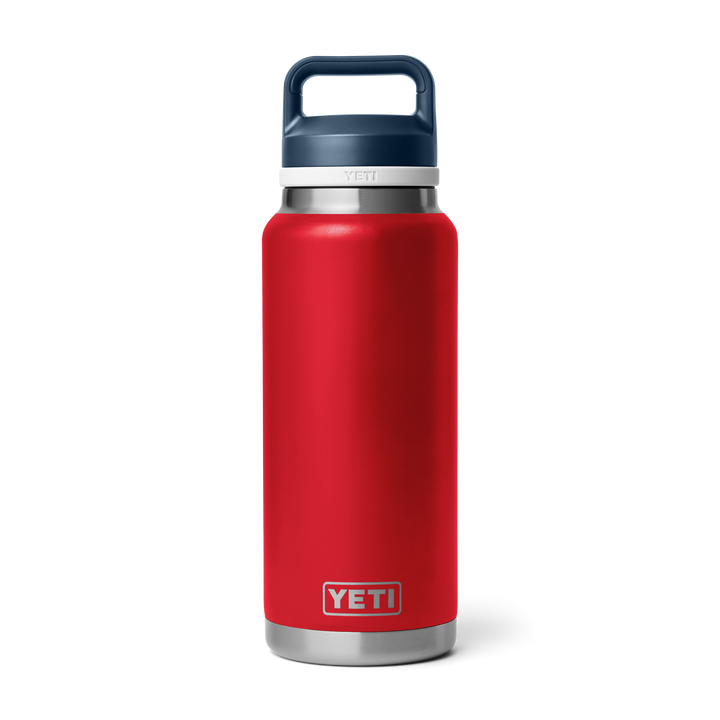 Yeti Rambler 36 oz Bottle w/Chug Cap Rescue Red White Navy