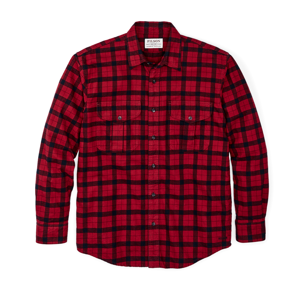 Filson Alaskan Guide Shirt - Red/Black Plaid