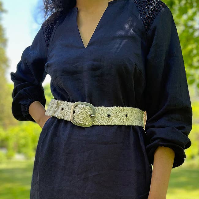 Jenny Krauss Desert Dreams Embroidered Wool Belt