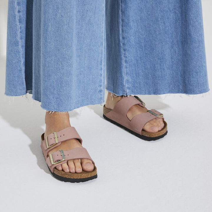 Birkenstock Arizona Soft Footbed Nubuk Leather | Old Rose